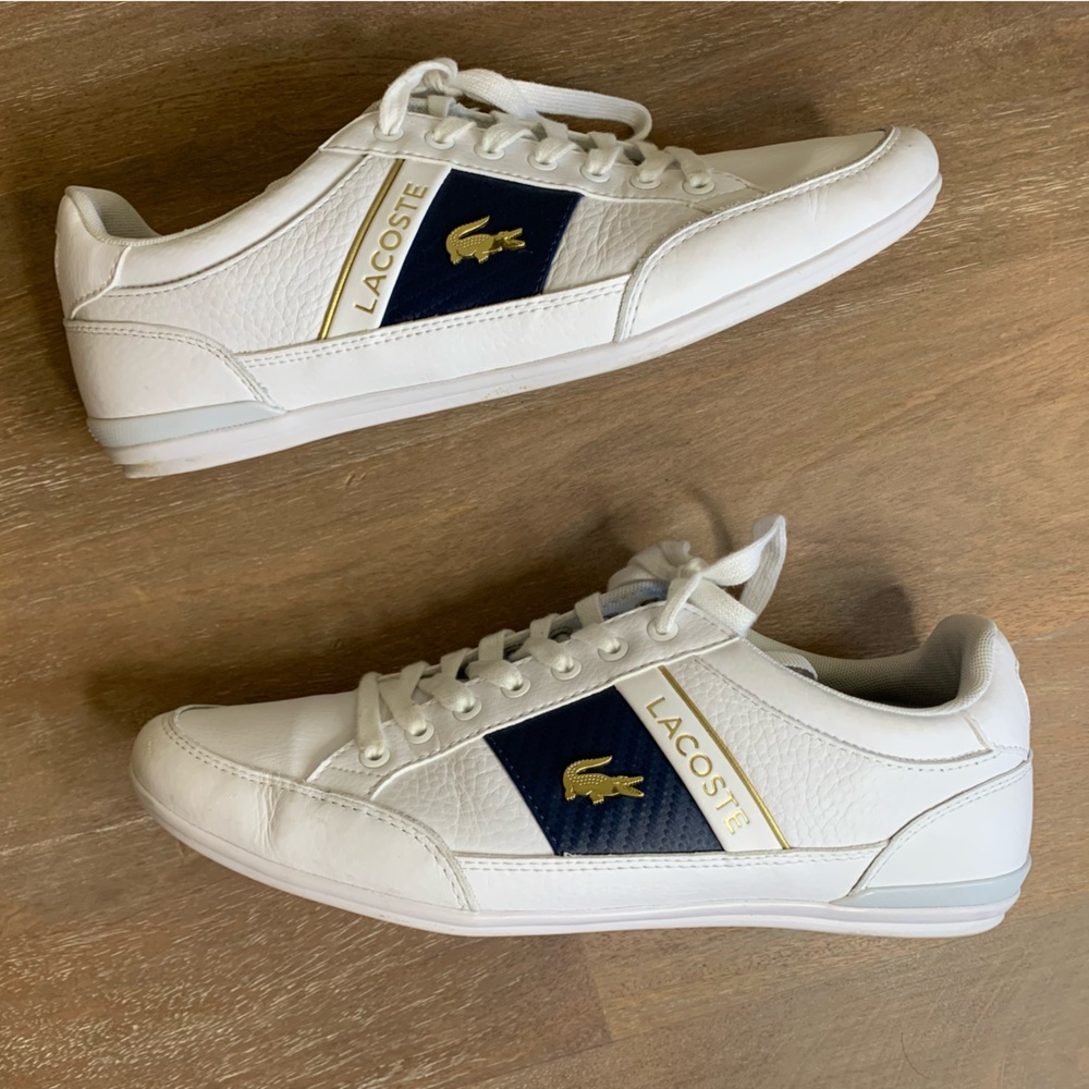 Barely Worn Lacost Women’s Leather Chayman Sneakers